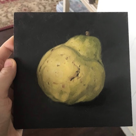 Painting of pear